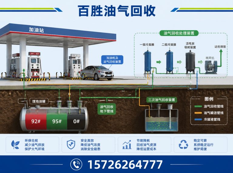 市南区加油站油气回收系统展示图